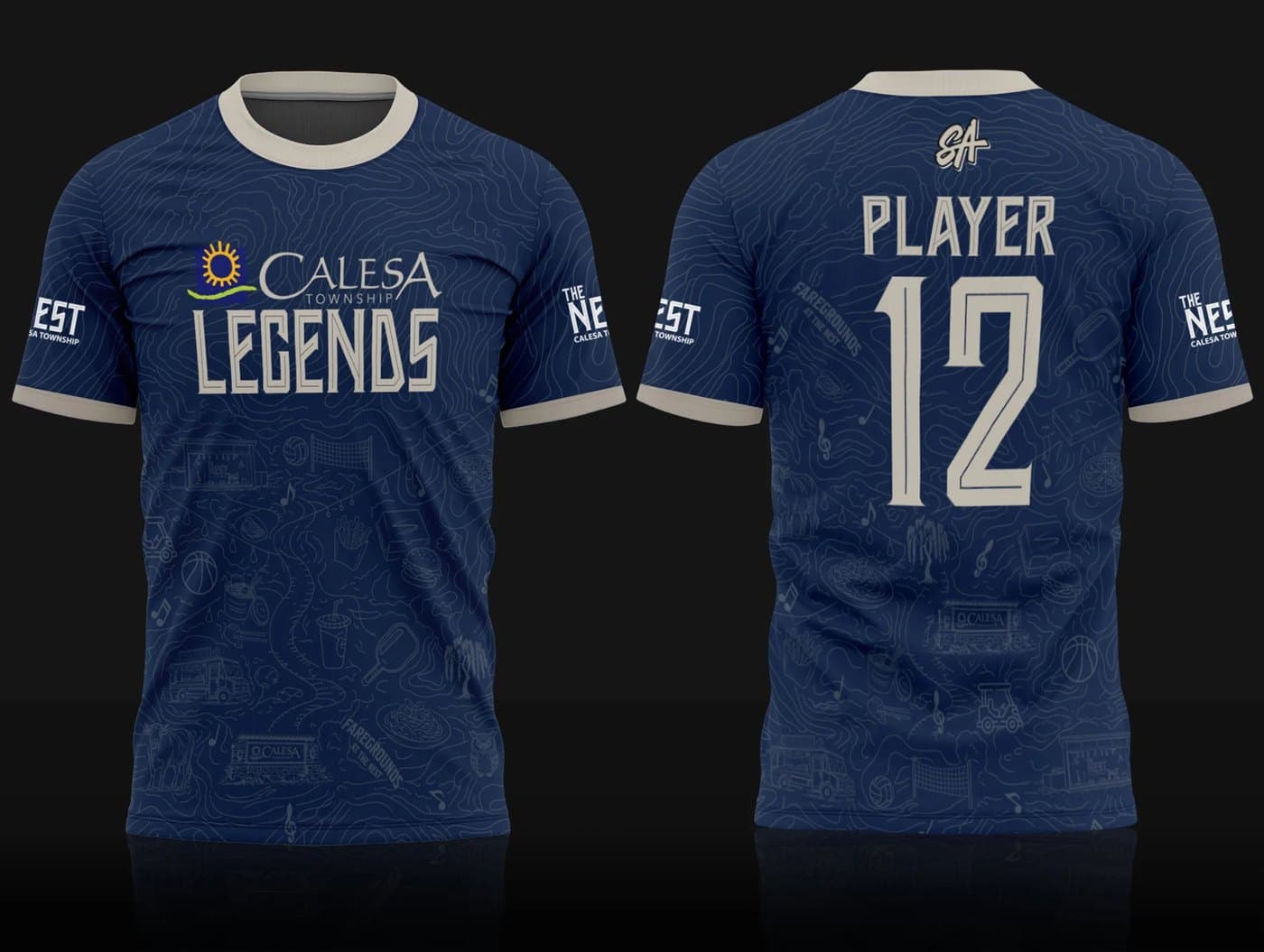 Custom Crew Neck jersey by Slugger Athletics