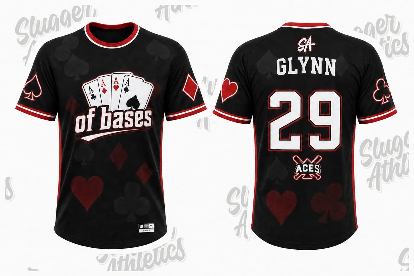 Custom Two-Button jersey by Slugger Athletics