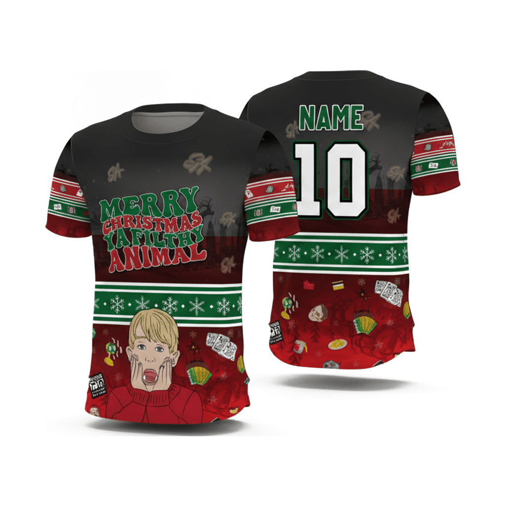 Christmas Crewneck example, front and back