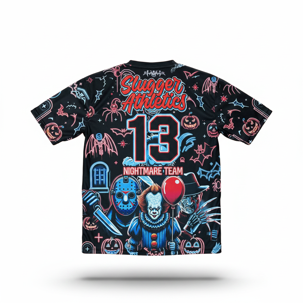Horror Mashup Neon Jersey - view 3