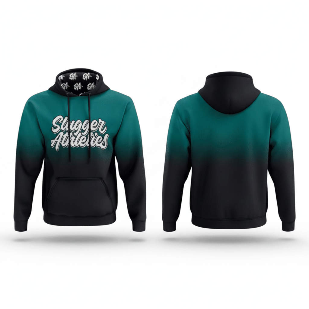 SA Teal & Black Hoodie - view 2