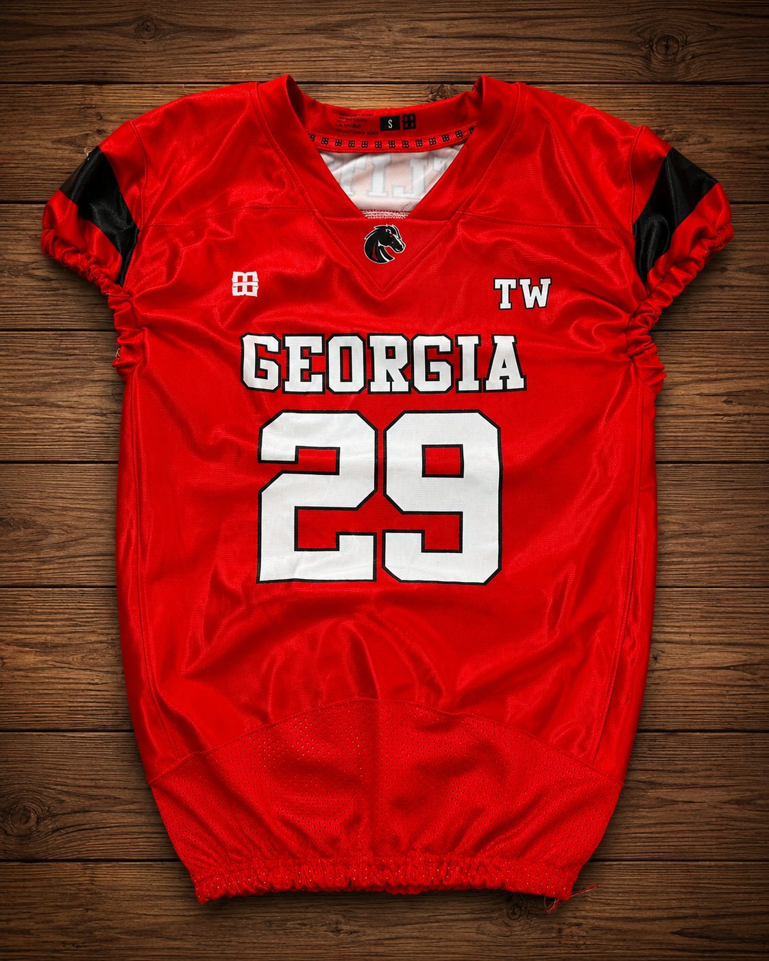 Custom sublimated football game jersey by Slugger Athletics
